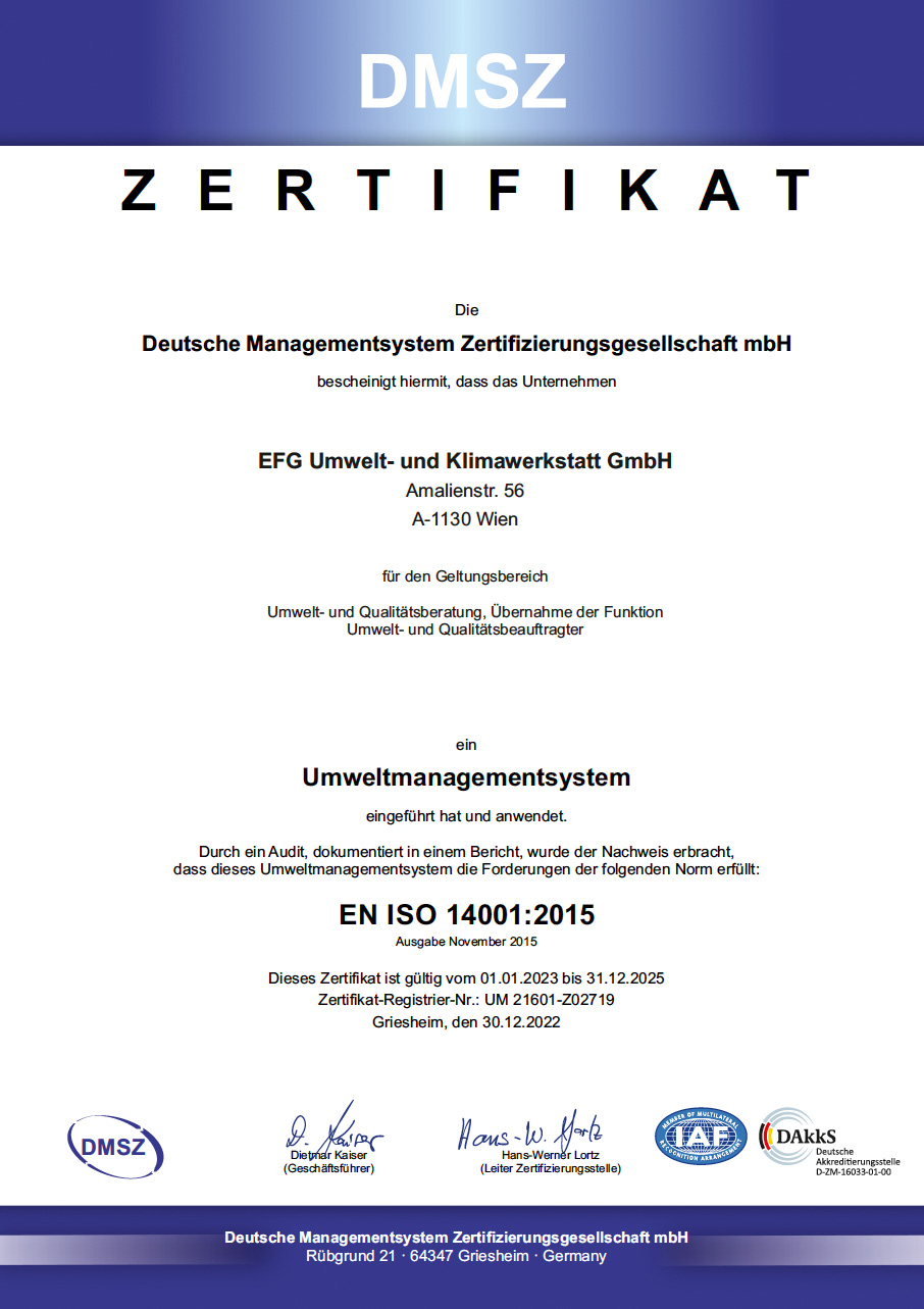 Umweltmanagementnorm ISO 14001